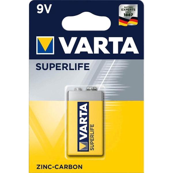 Varta 9V Superlife Batterij - 1 stuk