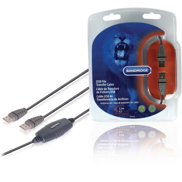 Bandridge Bcp5702 Usb Bestandsoverdracht Kabel 2.5 M