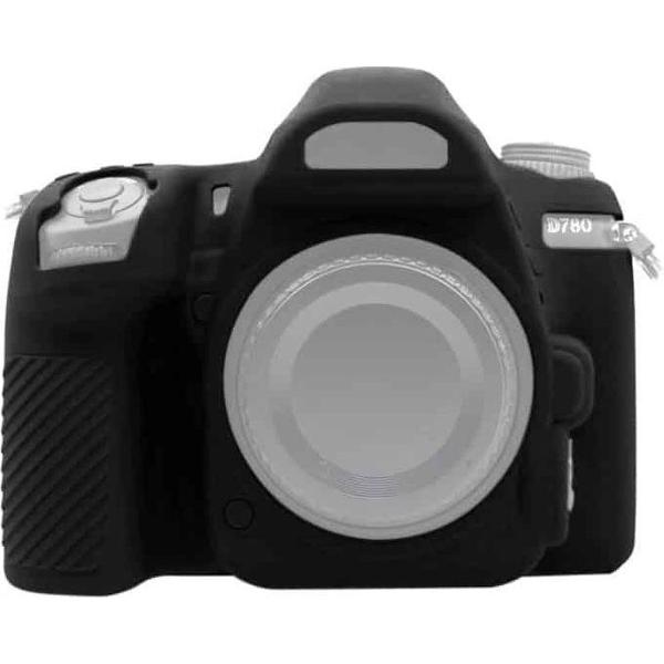 PULUZ zachte siliconen beschermhoes voor Nikon D780 (zwart)