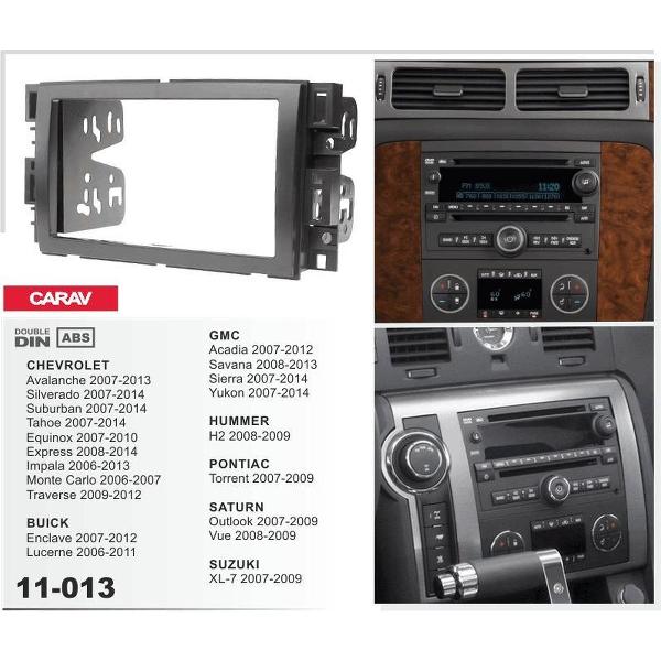 2-DIN frame AUTORADIO Kit BUICK<br />Enclave 2007-12, Lucerne 2006-11 / GMC Acadia 2007-12