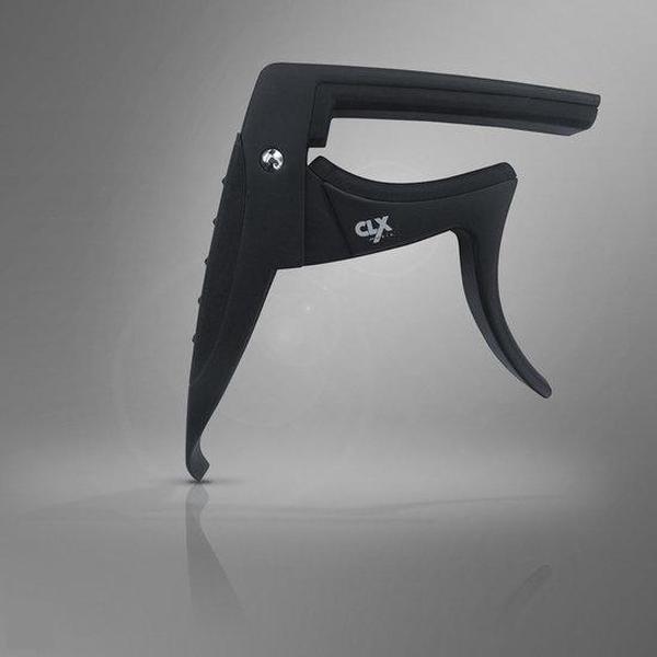 CLX Capo BLK STL - Capo voor Western/Elektrische Gitaar
