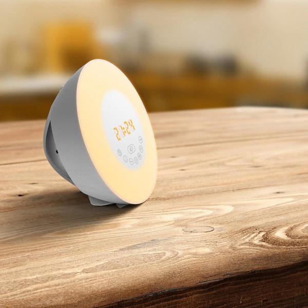 DVSE - Wake-up Light, Zonlicht Simulatie, Wekker Klok, Touch Sensor, Moodlight, Led lamp m