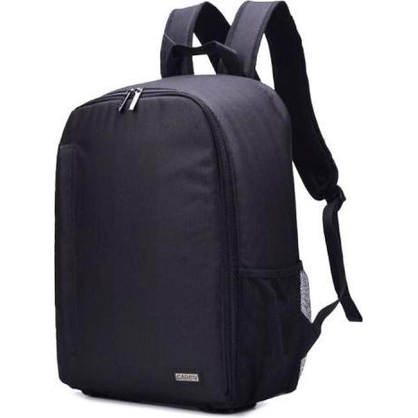 CADeN SLR Camera Schouder Digitale Camera Tas Outdoor Lichtgewicht en Duurzaam Nylon Fotografie Rugzak (Zwart (Groot formaat))