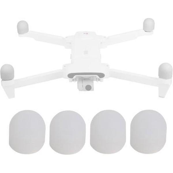 Sunnylife XMI13 Motorbeschermingshoes Siliconen hoes Motor Stofdicht Anti-drop Cover voor Xiaomi FIMI X8 SE Drone (wit)