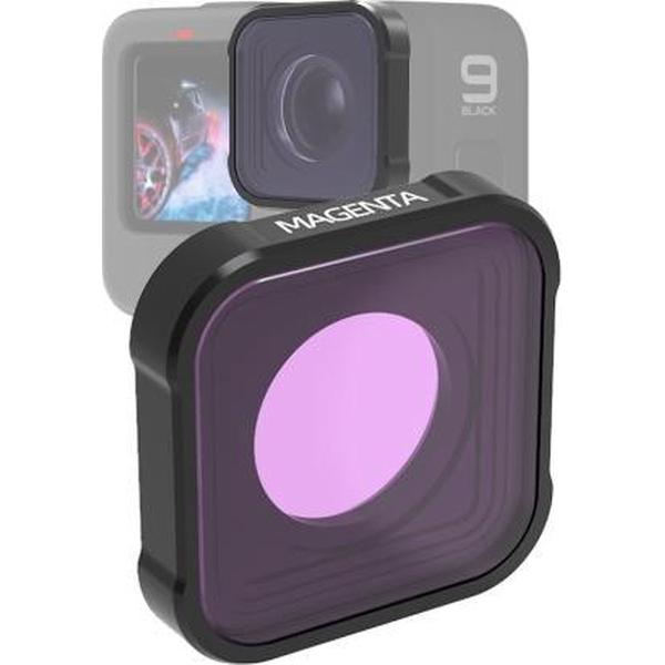 JSR KB-serie duikkleurenlensfilter voor GoPro HERO9 zwart (magenta)