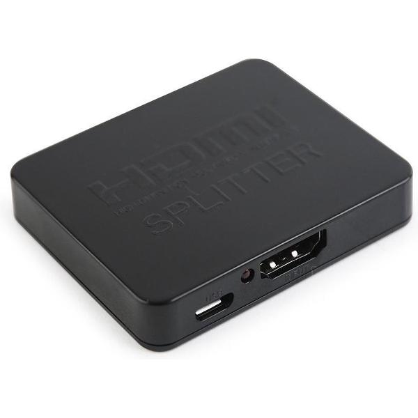 Cablexpert Splitter 2-poorts HDMI splitter 1 HDMI signaal naar 2 schermen DSP-2PH4-03