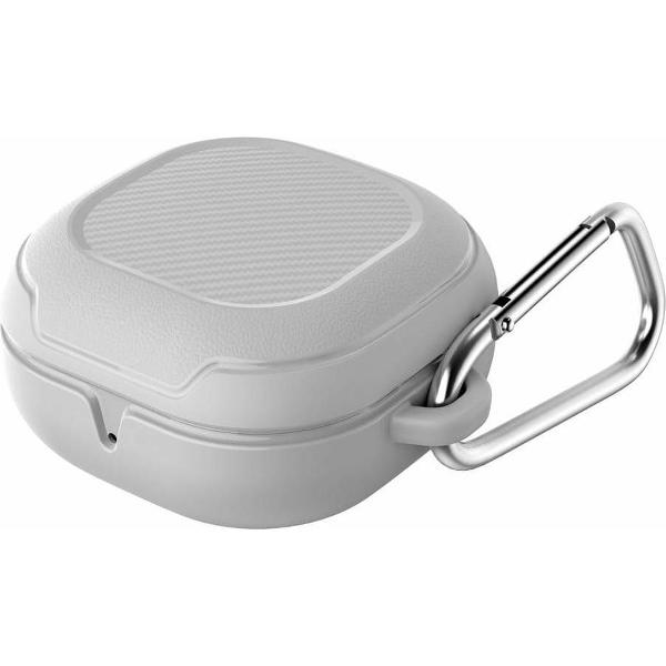 Case Cover Voor Samsung Galaxy Buds Pro / Samsung Galaxy Buds Live - Kunststof Wit | Watchbands-shop.nl