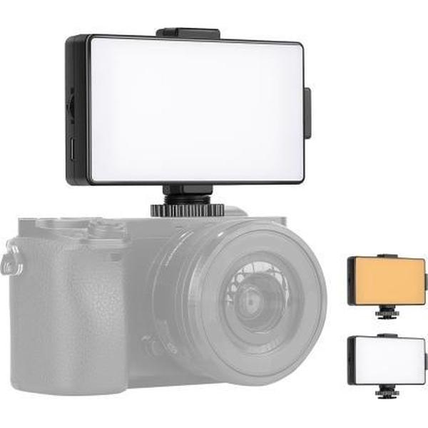 PULUZ 104 LED 3200K/5600K Dimbaar videolicht op de camera Fotografieverlichting Vullicht voor Canon, Nikon, DSLR-camera