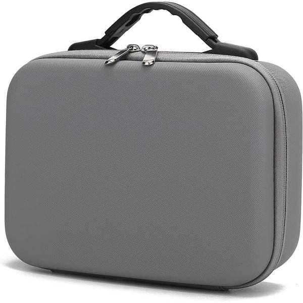 Diamond Texture Shockproof PU Portable Safety Protective Box Storage Bag voor DJI Osmo Mobile 4 (grijs)