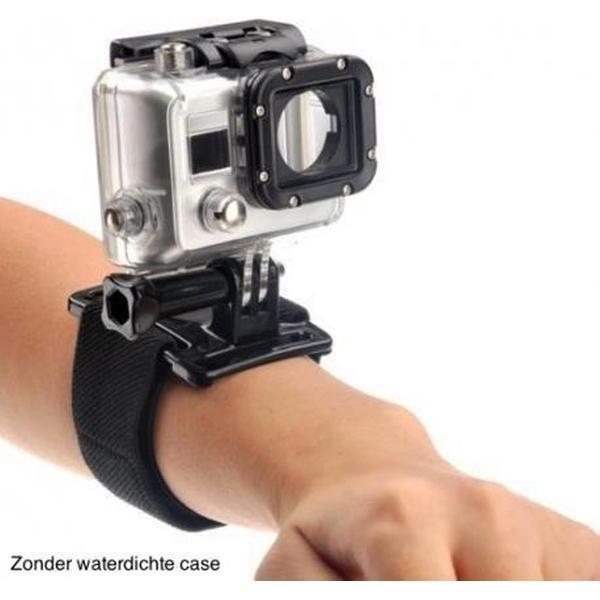 MobielCo Polshouder Wrist Mount Pols / Voor oa GoPro Hero 4 3+ 3 2 1