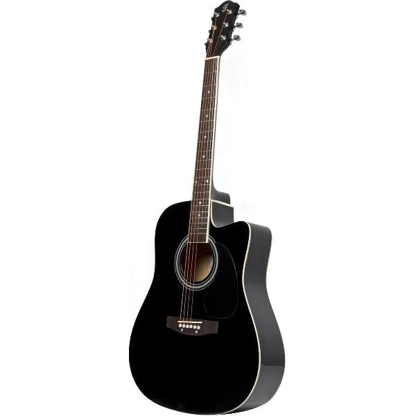 Fazley W50CBK akoestische western gitaar zwart