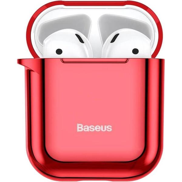 Baseus Shiny AirPods 1 / 2 Case Hoesje - Rood