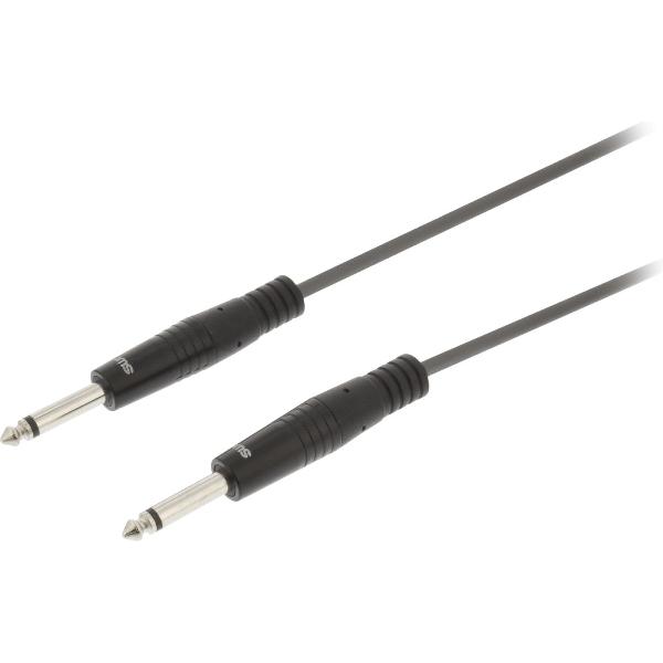 Mono Audio Cable 6.35 mm Male - 6.35 mm Male 3.0 m Dark Grey
