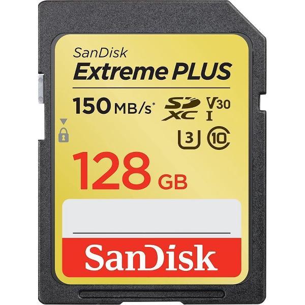 SanDisk SDXC Extreme Plus 128GB 150mb / 60mb U3 V30