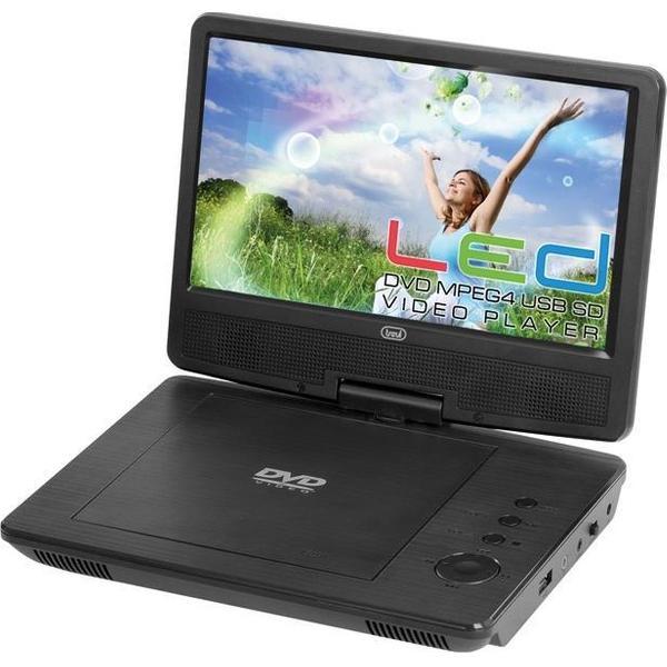 Trevi PDX 1409 Portable DVD player converteerbaar 9'' 800 x 480Pixels Zwart