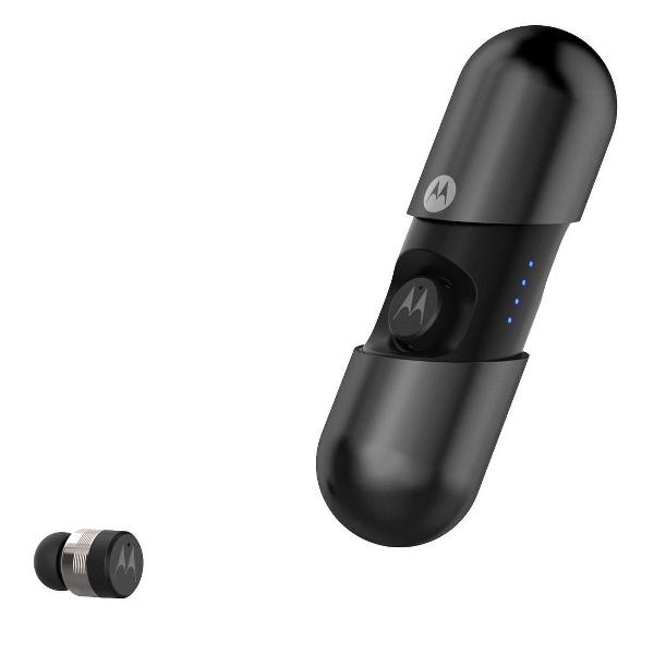 Motorola Verve Buds 400 in-ear headset - zwart - draadloos - spraakgestuurd - tot 12 uur speeltijd