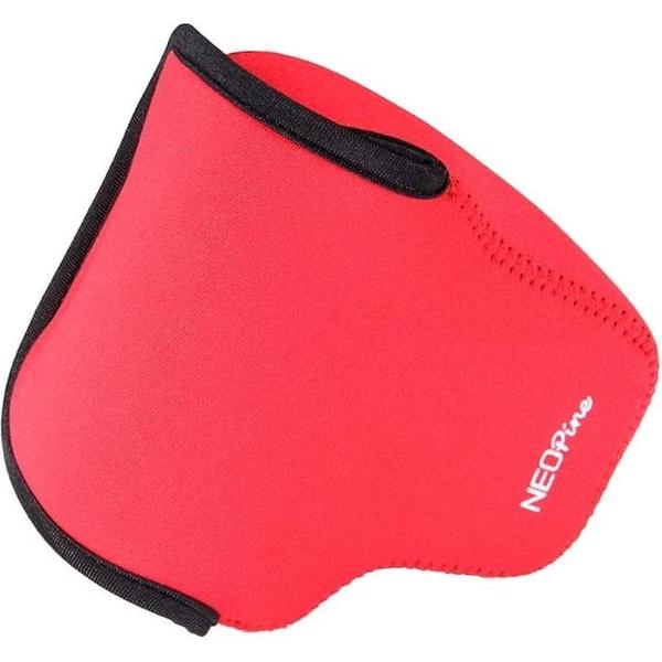 NEOpine Neopreen schokbestendige zachte draagtas met haak voor Canon EOS M3 (rood)
