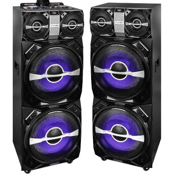 Trevi - XF-4800-RAVE dubbele speaker, 600W, zwart