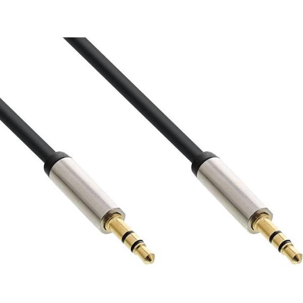 InLine Premium 3,5mm Jack stereo audio slim kabel - 2 meter