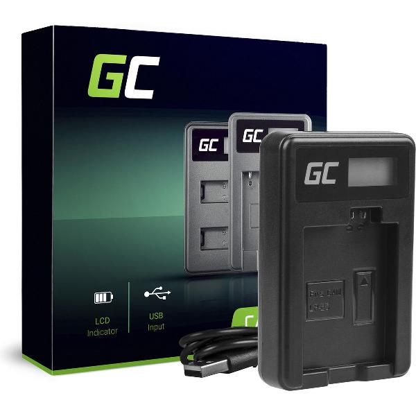 Oplader CBC-E5, LC-E5 voor Canon LP-E5, EOS 450D, 500D, 1000D, Kiss F, X2, X3, Rebel T1i, XS, XSi