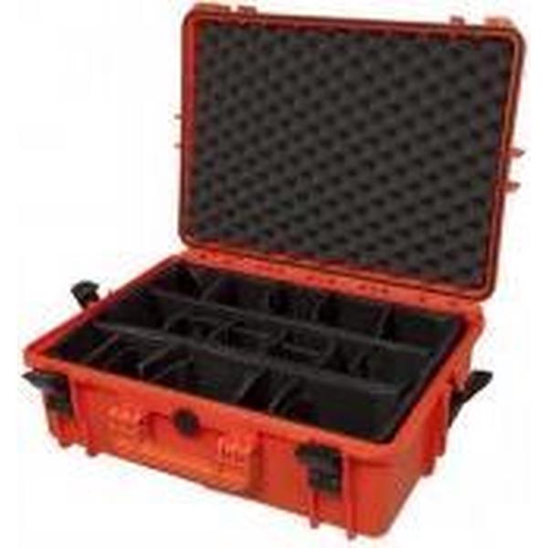 Gaffergear camera koffer 050 oranje - Met klittenband vakverdeling - 42,800000 x 21,100000 x 21,100000 cm (BxDxH)