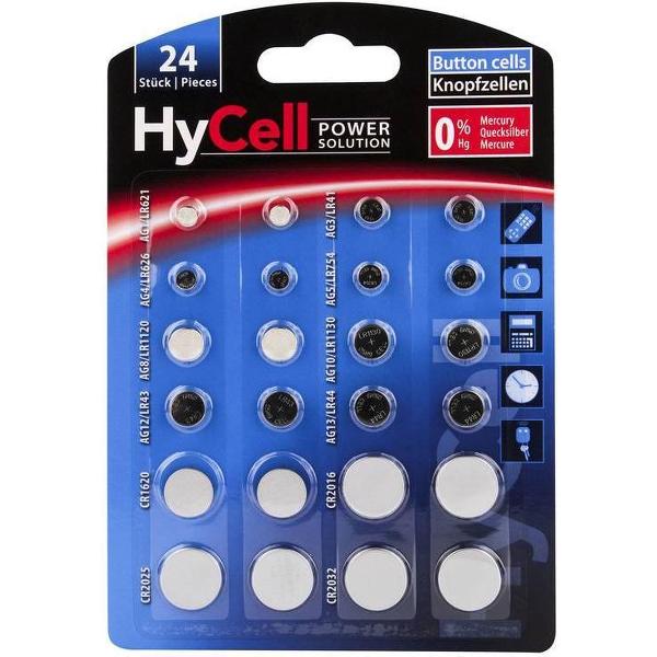 HyCell Knoopcelset 24 stuk(s)
