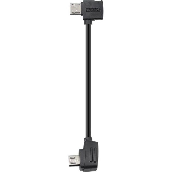 STARTRC 10 cm Micro USB naar Micro USB Converteren Connector Datakabel voor DJI Mavic Mini / Air, Shark Afstandsbediening (Zwart)
