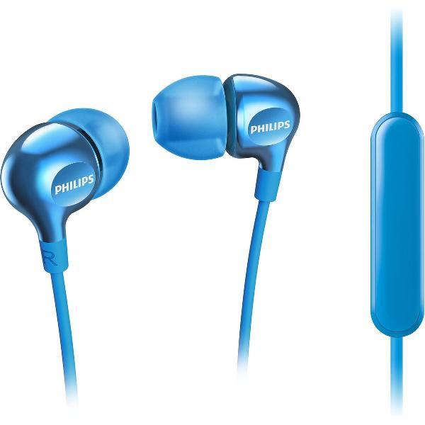 Philips Oordopjes SHE3705LB/00 - Heldere Sound - Diepe Bas - Microfoon - Blauw