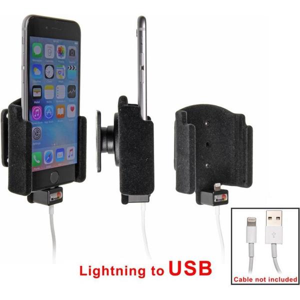 Brodit houder - Apple iPhone 6S / 7 Passieve houder. Voor originele Apple lightning naar USB kabel (Gestoffeerd)