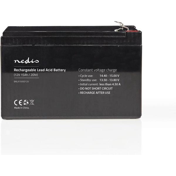 Nedis BALA1500012V Oplaadbare Loodzuuraccu 12v 15 000 Mah 151 X 98 X 95 Mm