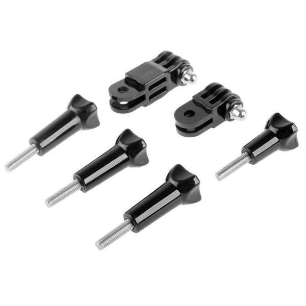 Mount Bevestiging 6-Delige Set Pivot voor GoPro en Andere Actiecamera's | Zwart / Black