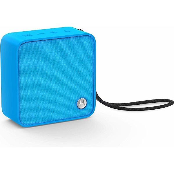 Motorola Sonic Boost 210 speaker - compact - 6W - Bluetooth - blauw - ingebouwde microfoon