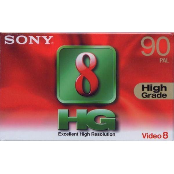 SONY High grade Tape VIDEO8 Cassette 90 Minuten HG