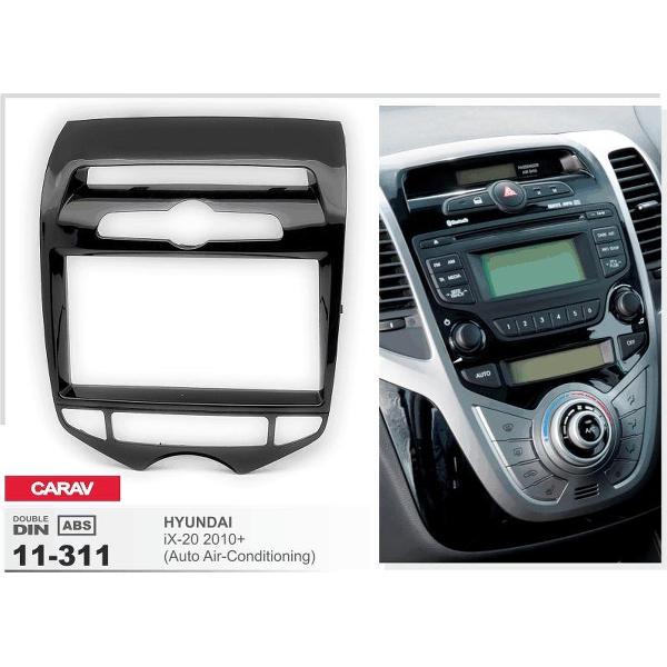 2-DIN HYUNDAI iX-20 2010+ (Auto Air-Conditioning) afdeklijst / installatiekit Audiovolt 11-311