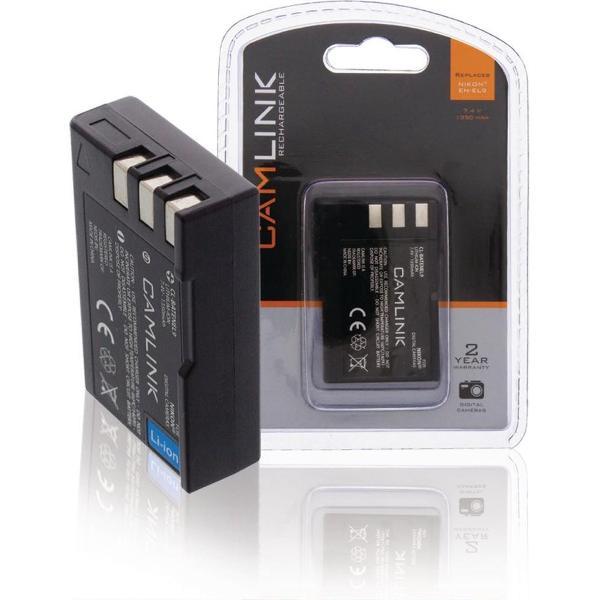 CamLink CL-BATENEL9 batterij voor camera's/camcorders Lithium-Ion (Li-Ion) 1350 mAh