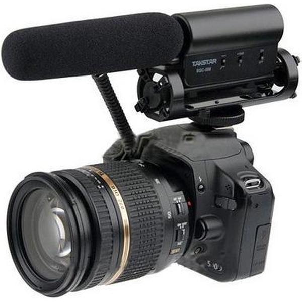 SGC-598 Condensatoropnamefmicrofoons Professionele fotografie Interview toegewijde microfoons voor DSLR en DV-camcorder (zwart)