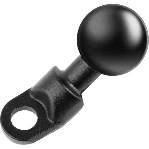 25mm kogelkop motorfiets achteruitkijkspiegel schroefgat vaste houder voor DJI Osmo Action, GoPro HERO8 Black / HERO7 / 6/5, Xiaoyi en andere actiecamera's (zwart)