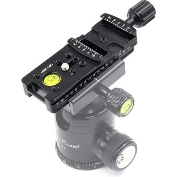 NNR-100 Multifunctionele 100 mm Nodal Rail-schuifplaat QR-klem Macro panoramische beugel