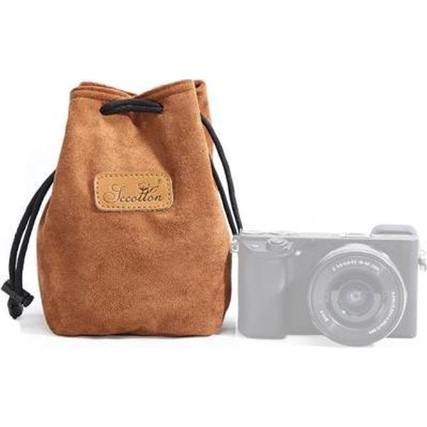 SCCOTTON Liner Schokbestendige digitale bescherming Draagbare SLR-lenstas Micro enkele cameratas Vierkant Khaki S