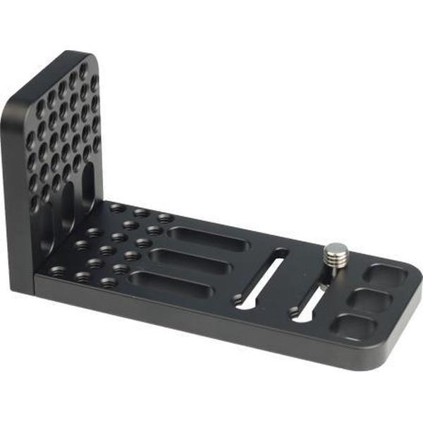 130A Universele 1/4 inch Verticale Shoot Quick Release L Plate Bracket Base Holder (Zwart)