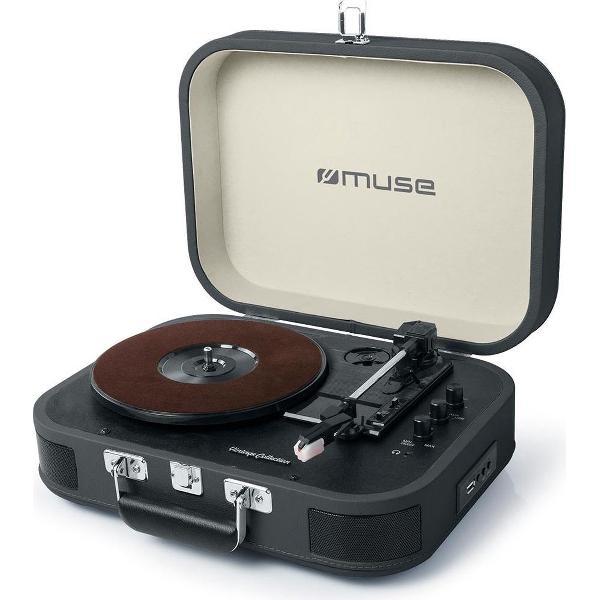 Muse MT-201 DG - Bluetooth platenspeler met encoding functie grijs