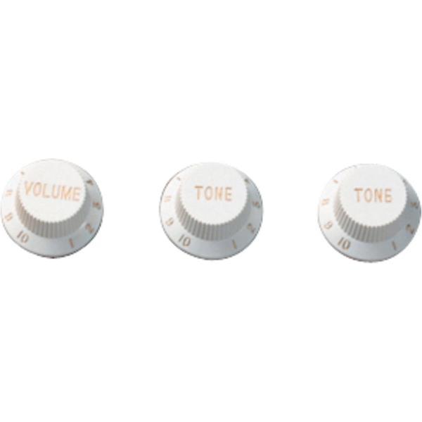 Strat Knob Set White
