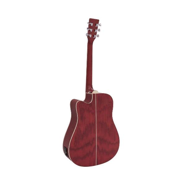 DIMAVERY JK-510 western gitaar - steelstringgitaar, cutaway, grained