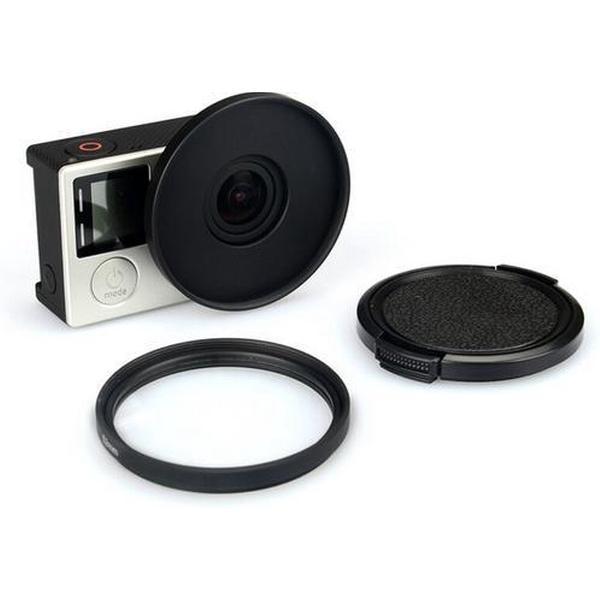 UV Lens-filter 52mm met Lensbeschermer voor GoPro 3 3+ 4