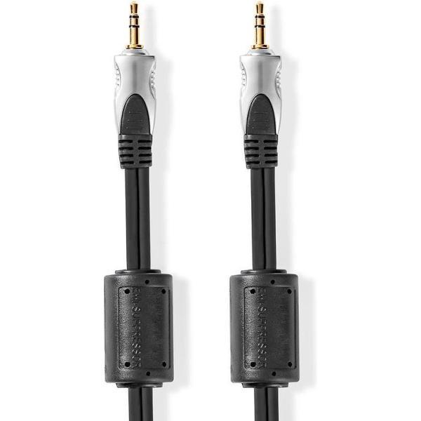 Nedis CAGC22000AT100 Stereo-audiokabel 3,5 Mm Male - 3,5 Mm Male 10,0 M Antraciet