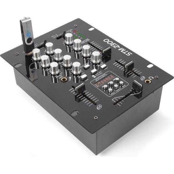 SkyTec STM-2300 Mixer 2-Kanaals / USB MP3