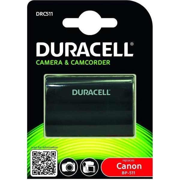 Duracell camera accu voor Canon (BP-508/BP-511/BP-512/BP-514/BP-522/BP-535)