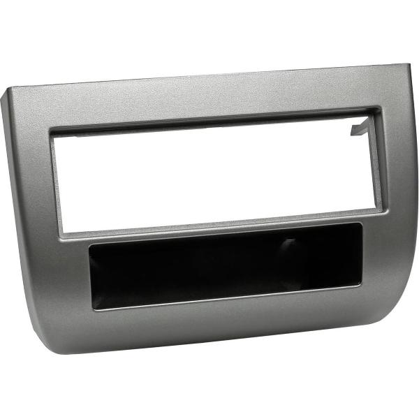 1-DIN Paneel met aflegbakje. Lancia Ypsilon 2003-2011 Kleur: Antraciet
