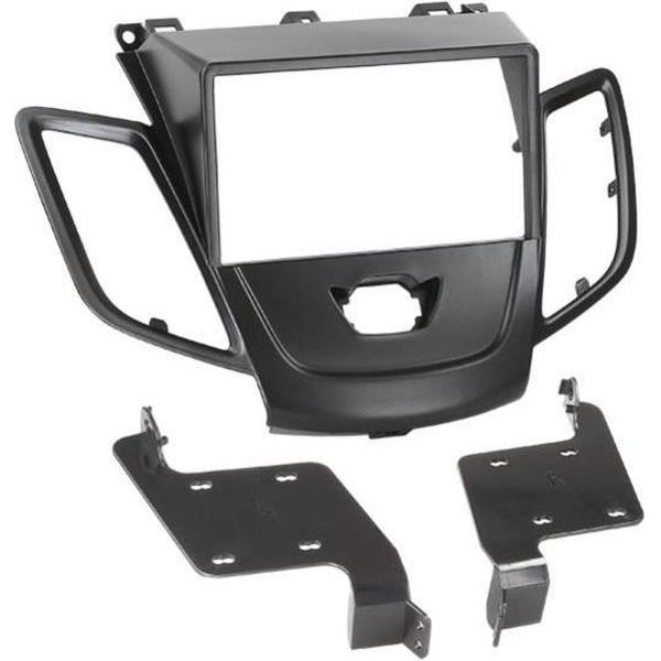 2-DIN Paneel Ford Fiesta zonder Multifunctioneel display 2008-2013 Kleur: Zwart