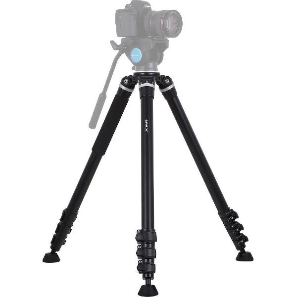 PULUZ 4-sectie vouwbenen Metalen statiefbevestiging voor DSLR / SLR-camera, verstelbare hoogte: 97-180cm